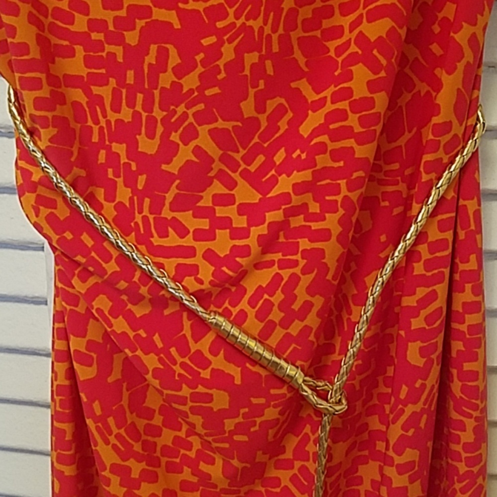 GUESS ORANGE DRESS - Picture 3 of 6